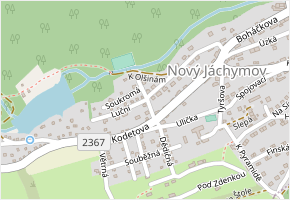 Z Vršku v obci Nový Jáchymov - mapa ulice