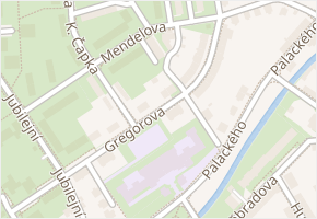 Gregorova v obci Nový Jičín - mapa ulice