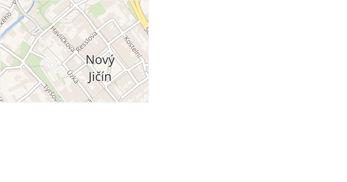 Havlíčkova v obci Nový Jičín - mapa ulice