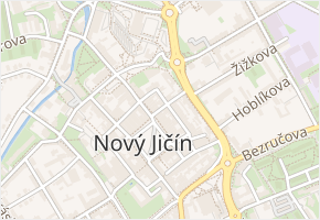 Jungmannova v obci Nový Jičín - mapa ulice
