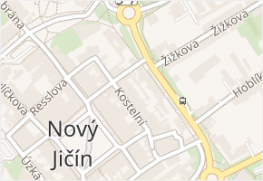 Kostelní v obci Nový Jičín - mapa ulice