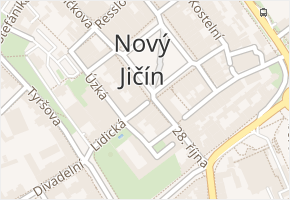 Masarykovo nám. v obci Nový Jičín - mapa ulice