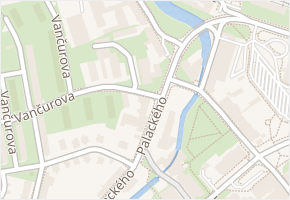 Vančurova v obci Nový Jičín - mapa ulice
