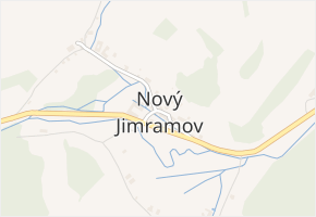 Nový Jimramov v obci Nový Jimramov - mapa části obce