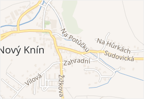 Havlíčkova v obci Nový Knín - mapa ulice