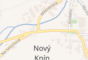 Na Merendě v obci Nový Knín - mapa ulice