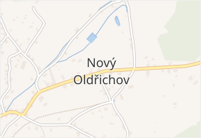 Nový Oldřichov v obci Nový Oldřichov - mapa části obce