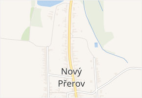 Nový Přerov v obci Nový Přerov - mapa části obce