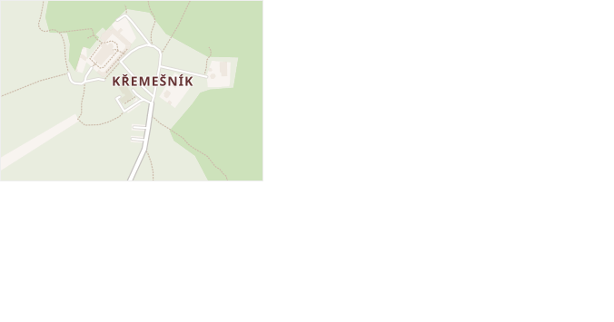 Křemešník v obci Nový Rychnov - mapa části obce