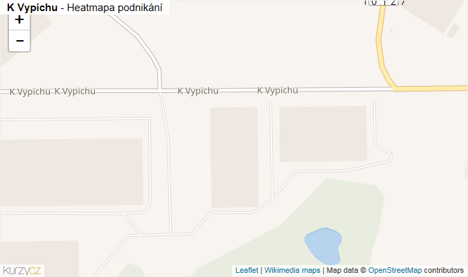 Mapa K Vypichu - Firmy v ulici.