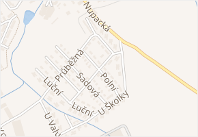 Polní v obci Nupaky - mapa ulice