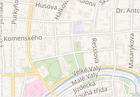 Havlíčkova v obci Nymburk - mapa ulice