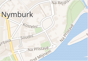 Kaprová v obci Nymburk - mapa ulice