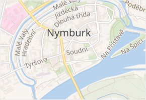 Kostelní v obci Nymburk - mapa ulice