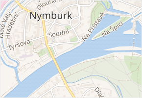 Na Přístavě v obci Nymburk - mapa ulice