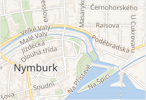 Na Rejdišti v obci Nymburk - mapa ulice