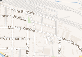 Sladkovského v obci Nymburk - mapa ulice