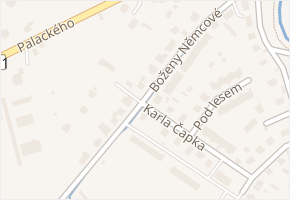 Boženy Němcové v obci Nýrsko - mapa ulice