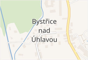 Bystřice nad Úhlavou v obci Nýrsko - mapa části obce