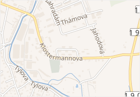 Klostermannova v obci Nýrsko - mapa ulice