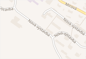 Nová výstavba v obci Obrnice - mapa ulice