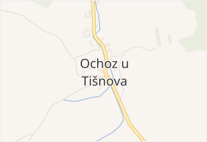 Ochoz u Tišnova v obci Ochoz u Tišnova - mapa části obce