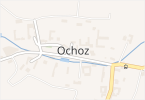 Ochoz v obci Ochoz - mapa části obce