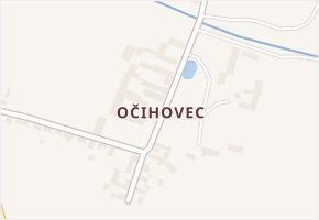 Očihovec v obci Očihov - mapa části obce
