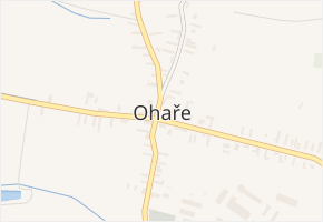 Ohaře v obci Ohaře - mapa části obce