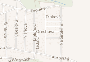 Na širokém III v obci Ohrobec - mapa ulice