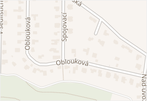 Oblouková v obci Ohrobec - mapa ulice