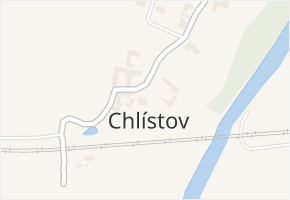 Chlístov v obci Okrouhlice - mapa části obce
