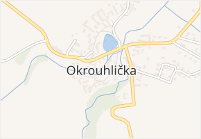 Okrouhlička v obci Okrouhlička - mapa části obce