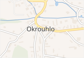 Okrouhlo v obci Okrouhlo - mapa části obce