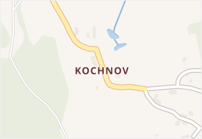Kochnov v obci Olbramovice - mapa části obce