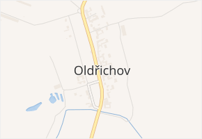 Oldřichov v obci Oldřichov - mapa části obce