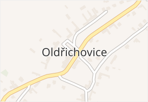 Oldřichovice v obci Oldřichovice - mapa části obce