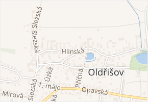 Hlinská v obci Oldřišov - mapa ulice
