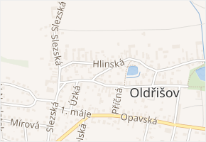 Jaselská v obci Oldřišov - mapa ulice