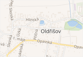 Svobody v obci Oldřišov - mapa ulice