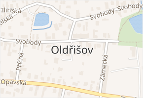 U Naplatek v obci Oldřišov - mapa ulice