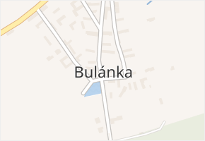 Bulánka v obci Oleška - mapa části obce