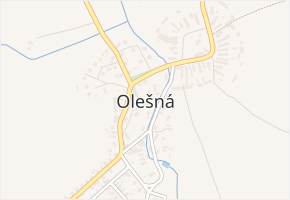 Olešná v obci Olešná - mapa ulice