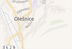 Dolní vejpustek v obci Olešnice - mapa ulice