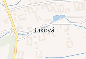 Buková v obci Olešnice - mapa části obce