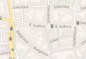 28. října v obci Olomouc - mapa ulice