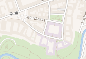 Akademická v obci Olomouc - mapa ulice
