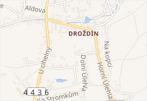 Akátová v obci Olomouc - mapa ulice