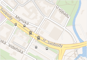 Aksamitova v obci Olomouc - mapa ulice
