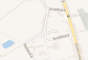 Andělská v obci Olomouc - mapa ulice